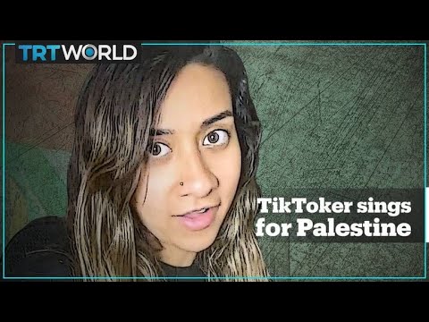 Eman Askar's TikTok deep-history 'Song for Palestine' goes Viral with 10 mn Views in 48 Hours