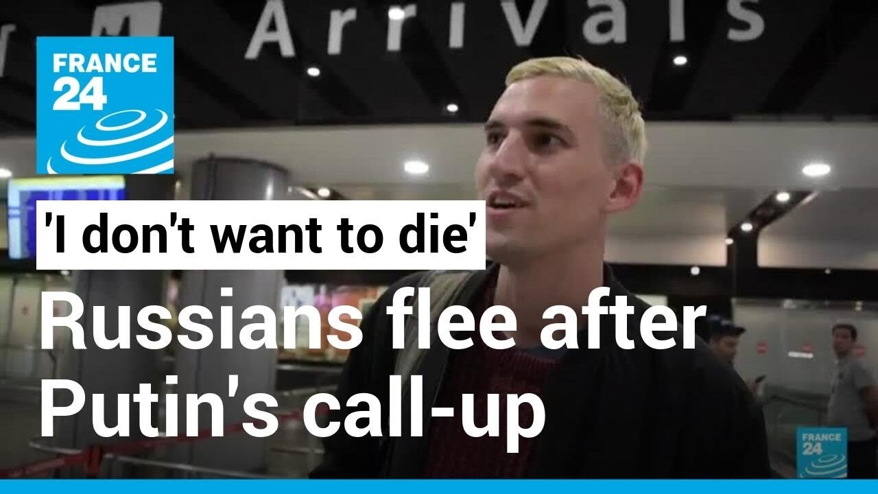 Russians flee the Draft as the Reality of War hits Home