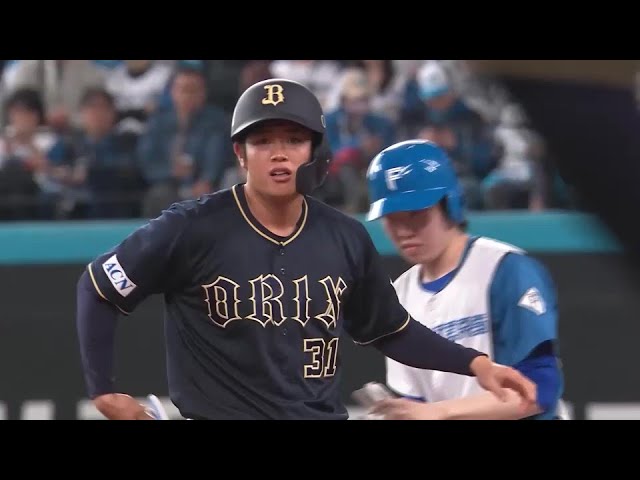 【7回表】終盤で貴重な追加点!! バファローズ・太田椋のタイムリー2ベースヒット!! 2025年4月6日 北海道日本ハムファイターズ 対 オリックス・バファローズ