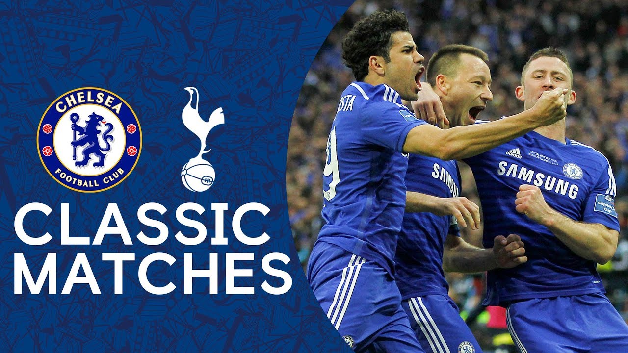 Chelsea 2-0 Tottenham | John Terry Strike Secures Victory 🏆 | League Cup Final Classic Highlights - YouTube
