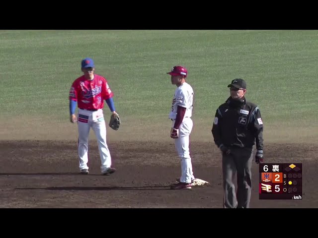 [Farm] Impress with his feet! The Eagles 'Po Hsiang Yang successfully stolen base and creates a chance! April 9, 2025 Tohoku Rakuten Golden Eagles vs Oisix Niigata Albirex BC
