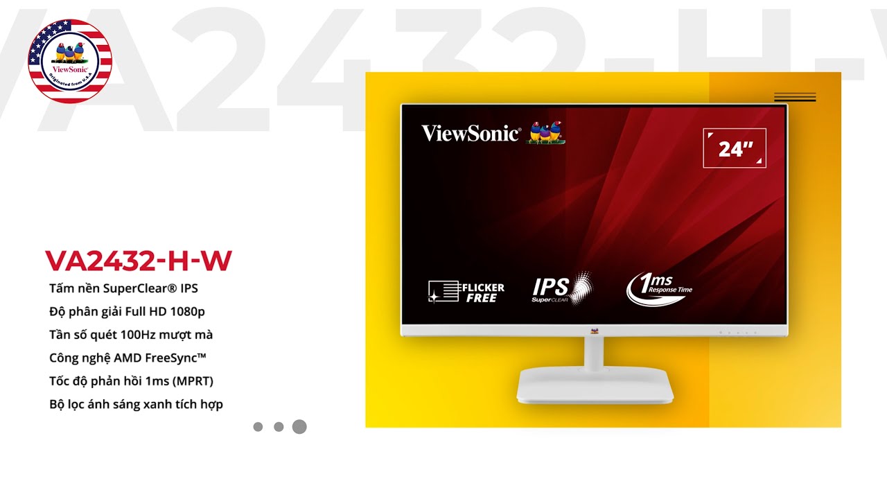 Màn hình ViewSonic VA2432-H-W có gì nổi bật? | ViewSonic Quick Review