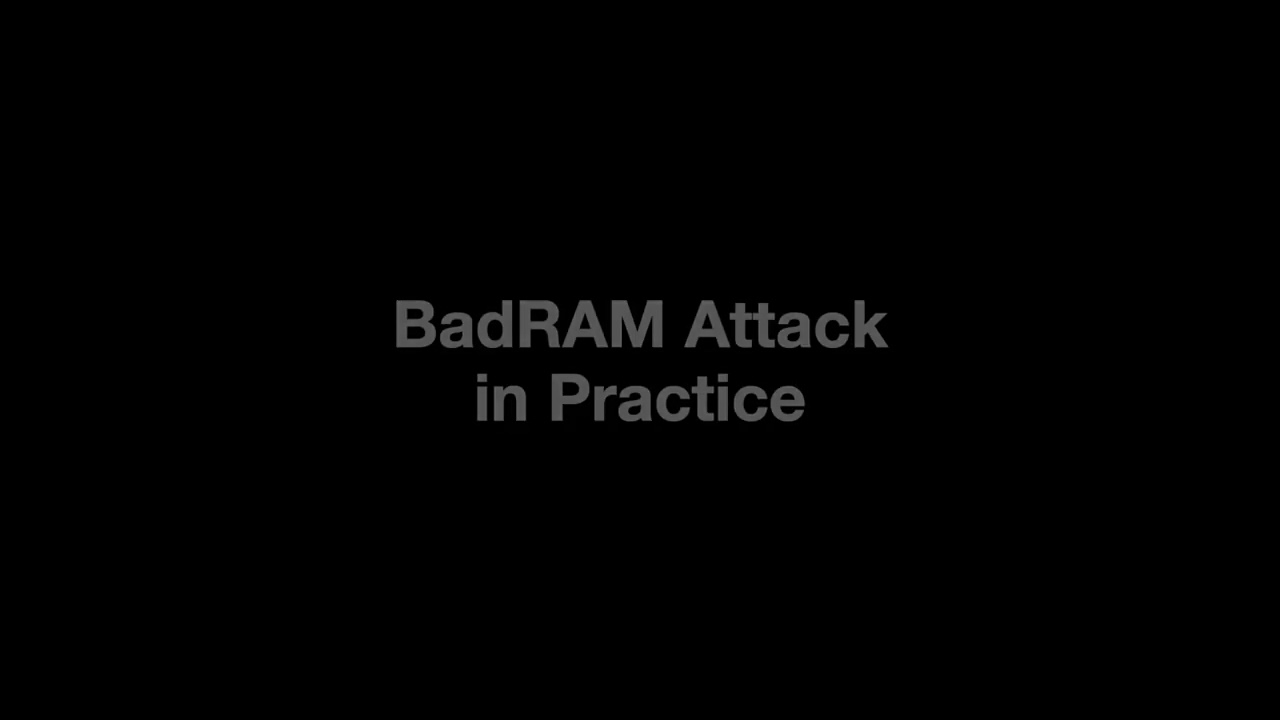 BadRAM aliasing and simple replay - YouTube