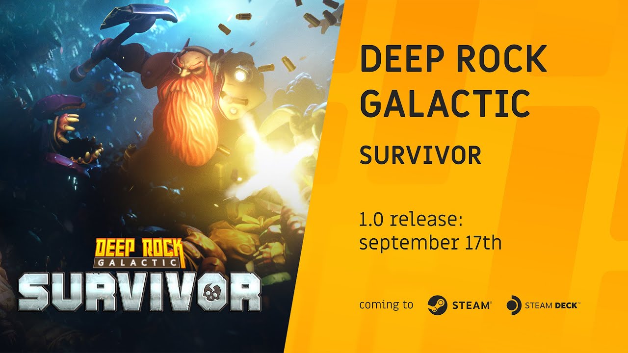 Deep Rock Galactic: Survivor - 1.0 Release Date Trailer | The Triple-i Initiative - YouTube
