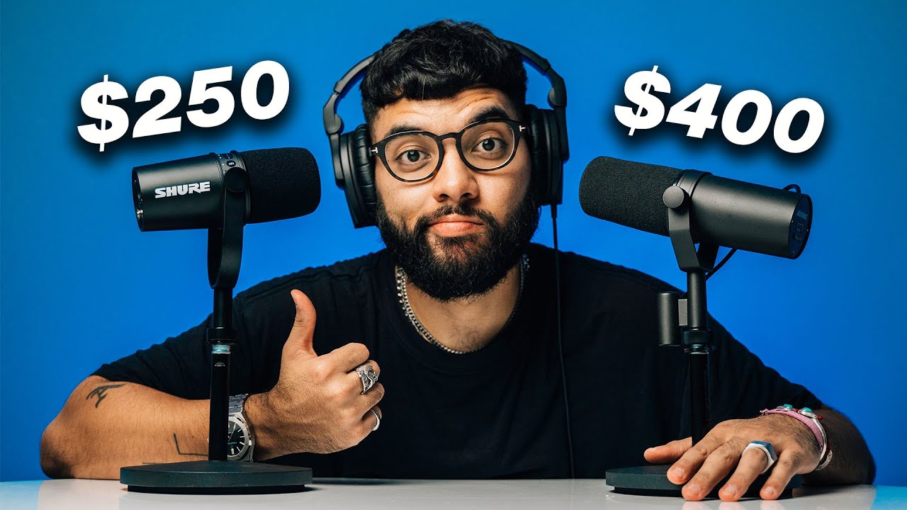 Best Microphone for Podcasting & Live Streaming (Shure MV7 vs Shure SM7B Review) - YouTube