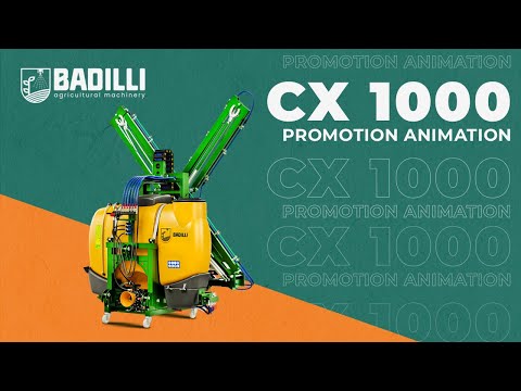 Pulverizator suspendat pentru câmp BADILLI CX I 12-15 m I 600-1200 L