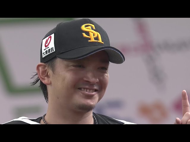 The Hawks Nao Higashihama pitcher Hero Interview April 20 vs. Saitama Seibu Lions Fukuoka Softbank Hawks