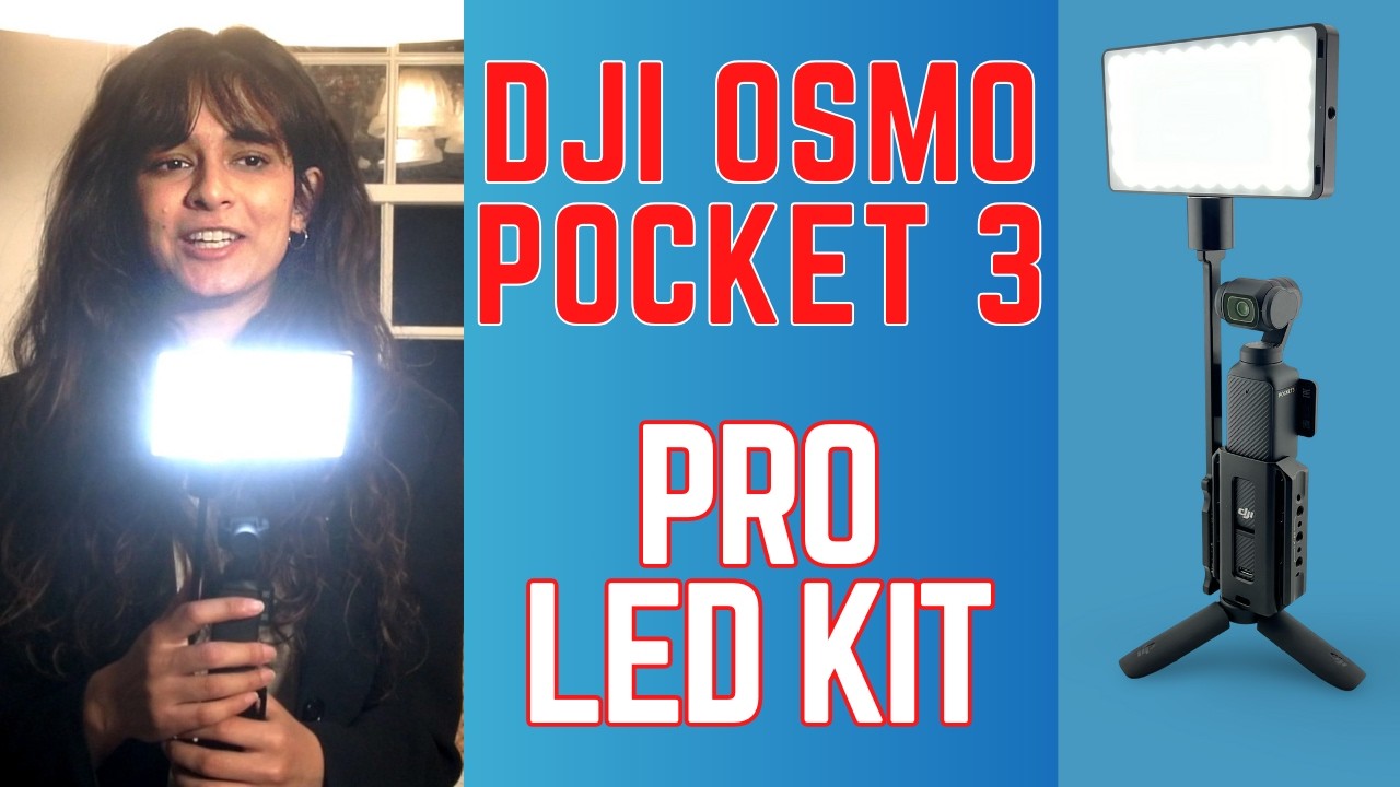 DJI Osmo Pocket 3 LED Light Kit with Quick-Release Magnetic Mount - YouTube