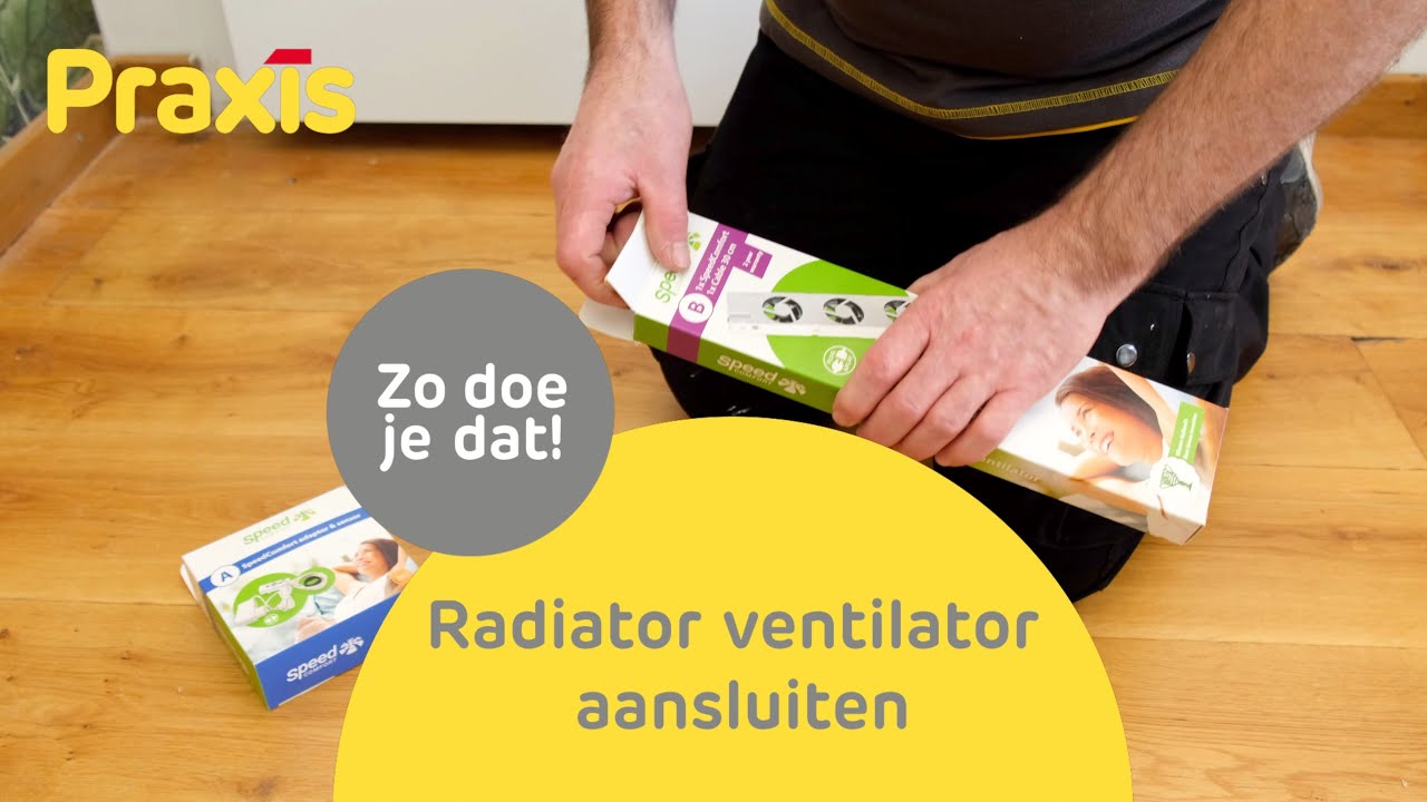 Hoe sluit je een radiator ventilator aan?