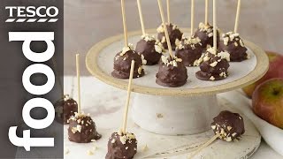 Chocolate apple bites