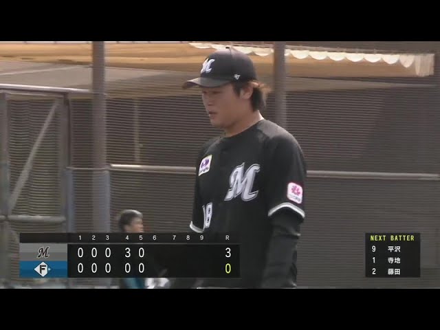 [Farm] The Marines 'Kota Futaki pitches well, striking out 1 strike out and closer 3 batters! August 1, 2024 Hokkaido Nippon-Ham Fighters vs Chiba Lotte Marines