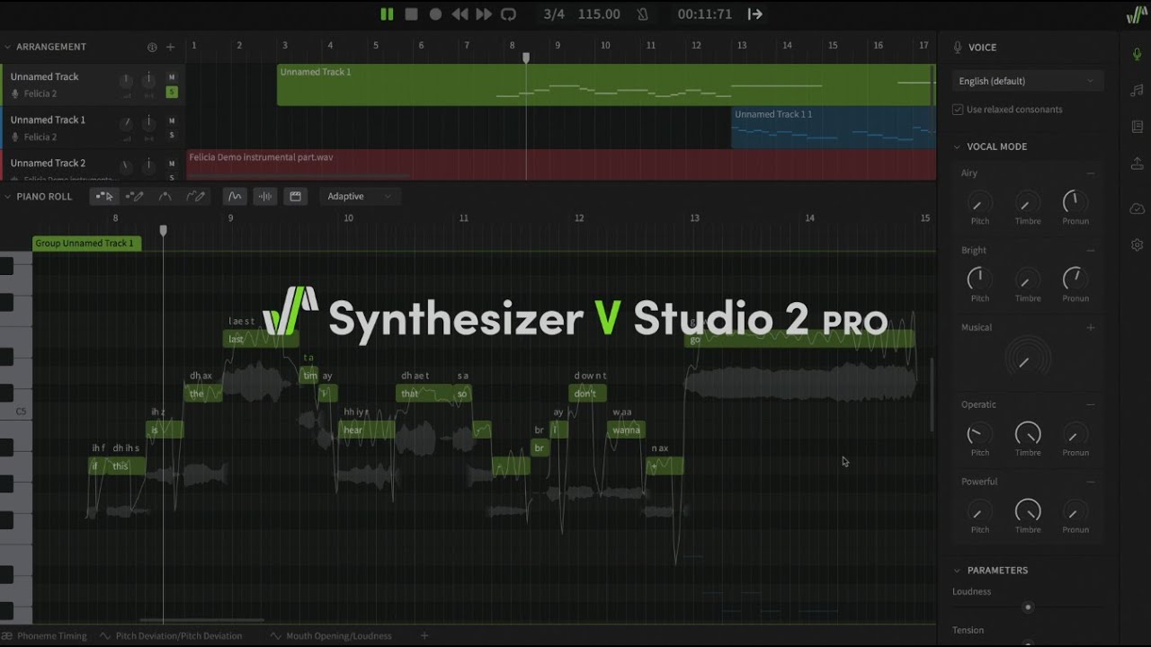 Synthesizer V Studio 2 Pro: Walkthrough Video - YouTube