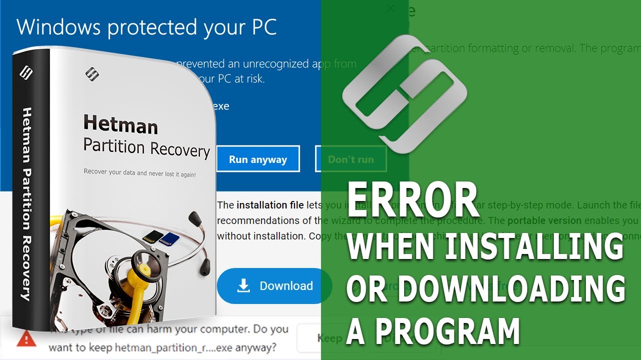 How to Fix Errors When Installing Or Downloading a Program