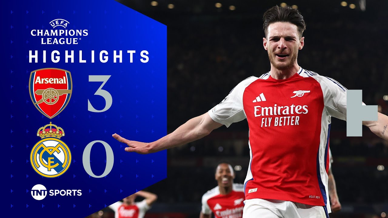 Bend It Like Rice! 🚀🎯 | Arsenal 3-0 Real Madrid | UEFA Champions League Highlights - YouTube