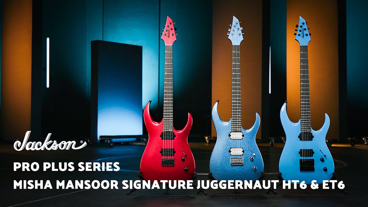 Introducing The Pro Plus Series Misha Mansoor 6-String Juggernaut HT6 & ET6 | Jackson Guitars - YouTube