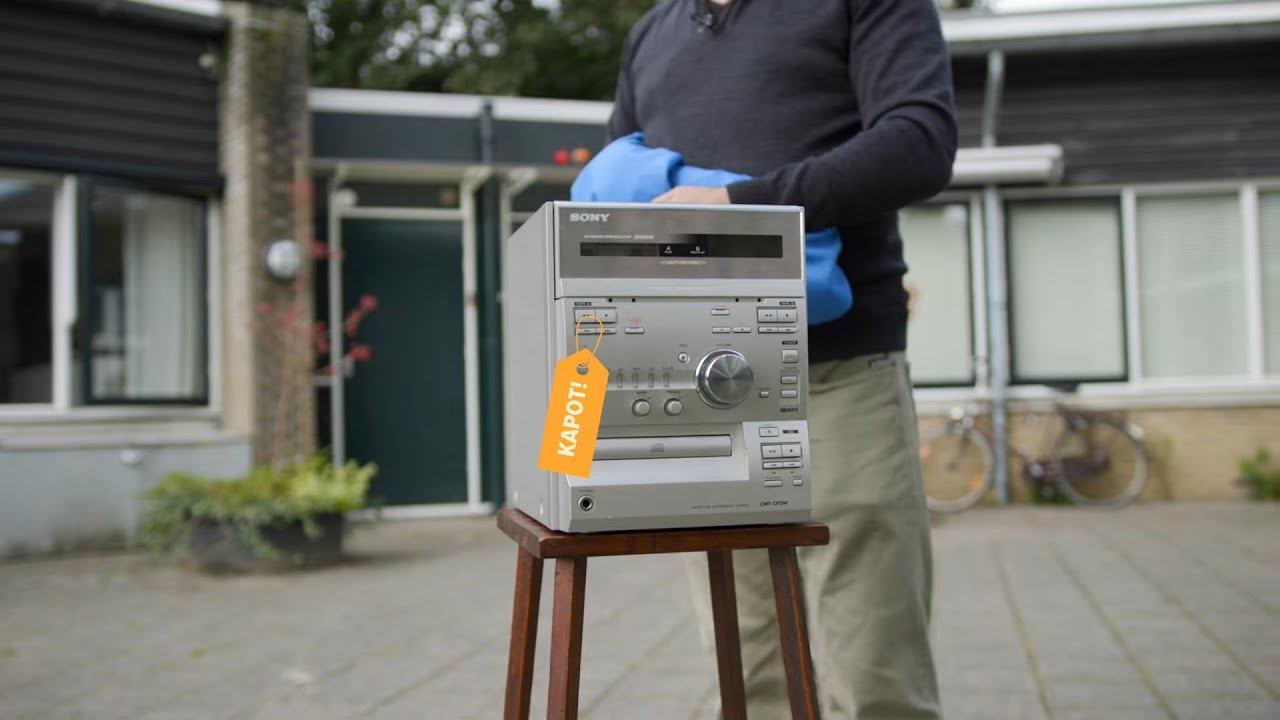 Kan de cd-speler van Jeroen gerepareerd worden?