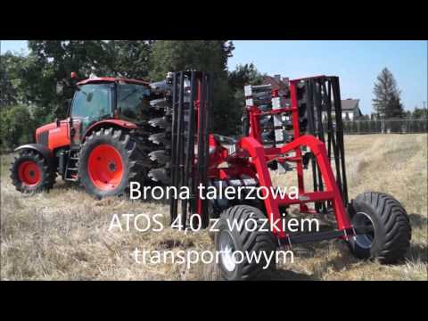 AMJ Atos 3,00 függesztett rövid tárcsa,  átmérő 500mm-es öntvénygyűrűs T profilú hengerre