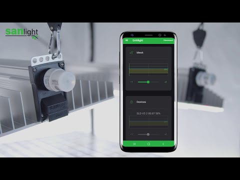 Einrichten der SANlight Mesh App