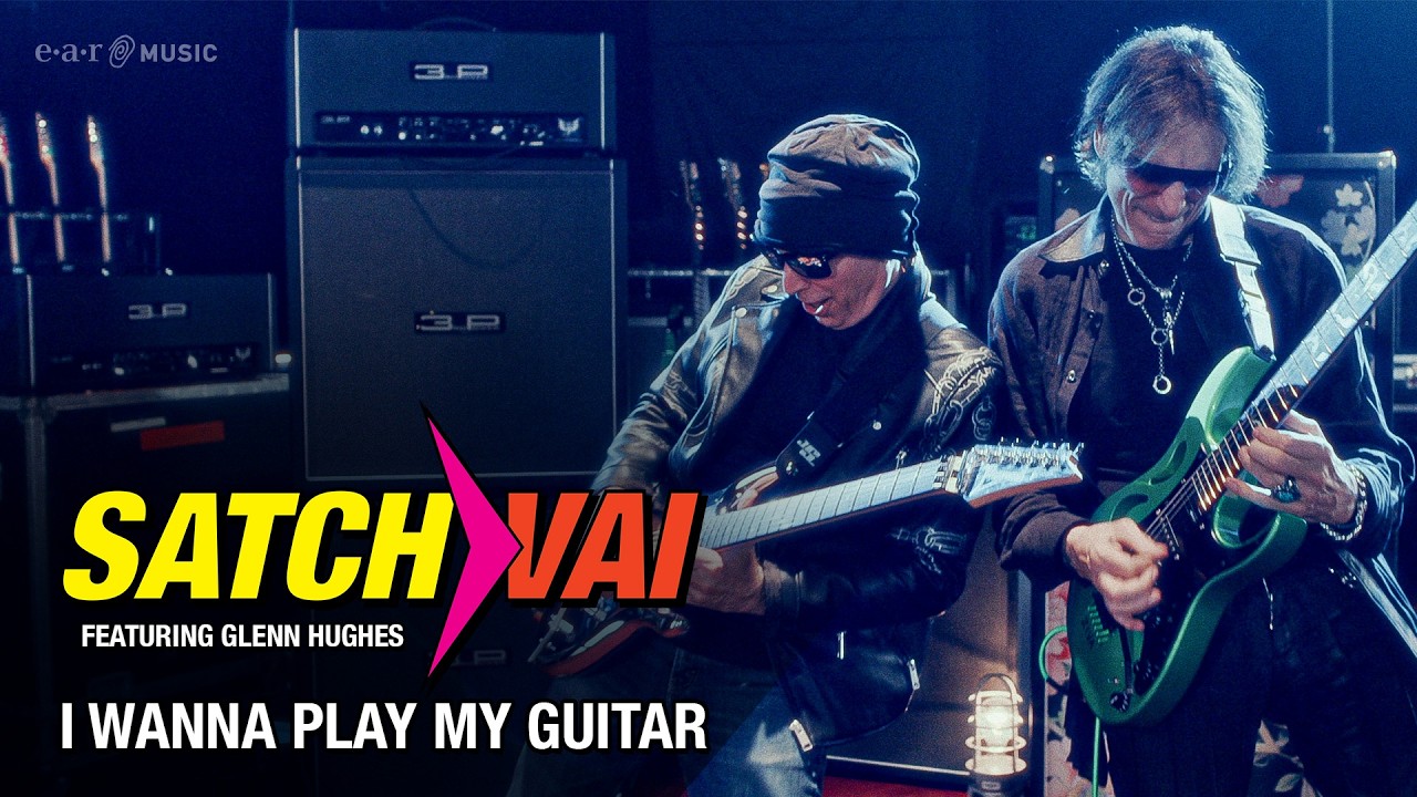 Joe Satriani & Steve Vai - I Wanna Play My Guitar (Official Video) - YouTube