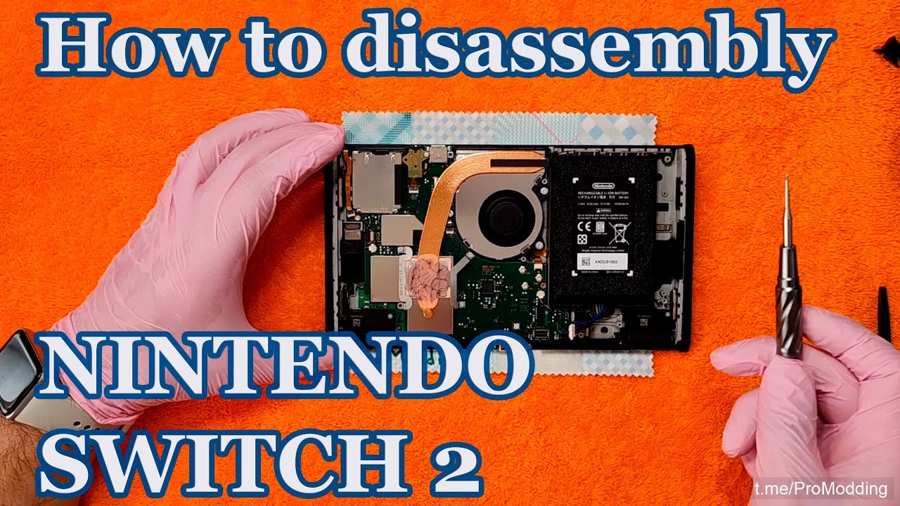 Nintendo Switch 2 Disassembly and review under the microscope - YouTube