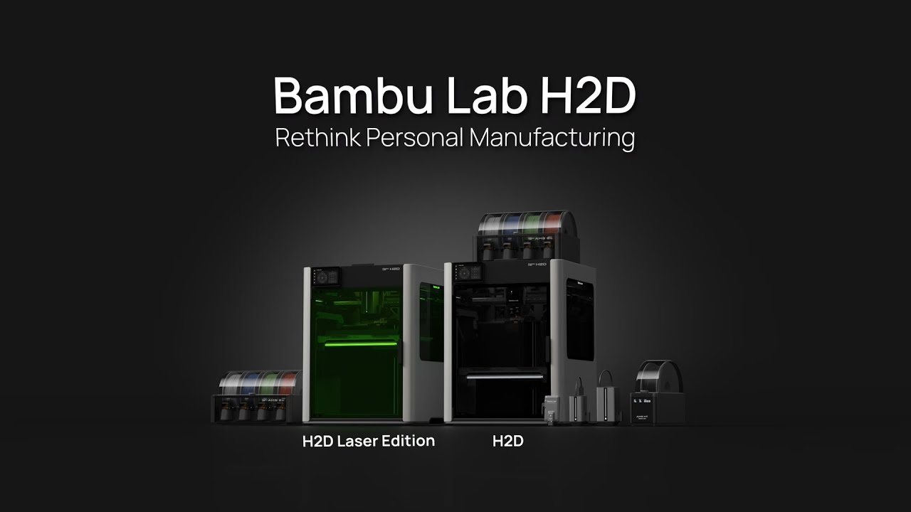 Meet Bambu Lab H2D | Your Personal Manufacturing Hub - YouTube