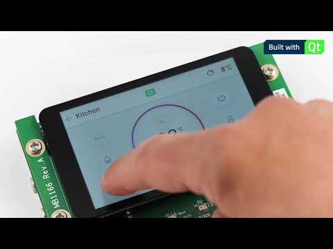 Qt for MCUs - Thermostat demo on STM32F769I-Disco