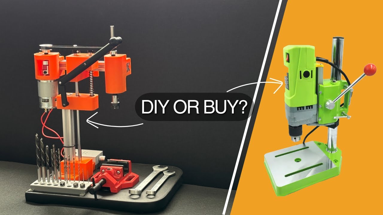 DIY Drill Press – Was It Worth Building from Scratch? - YouTube
