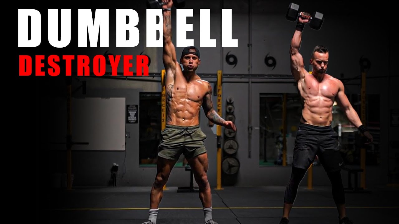 22 Set Dumbell Destroyer | Michael Vazquez & Scott Mathison - YouTube
