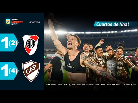 Resumen River Plate vs Platense Cuartos
