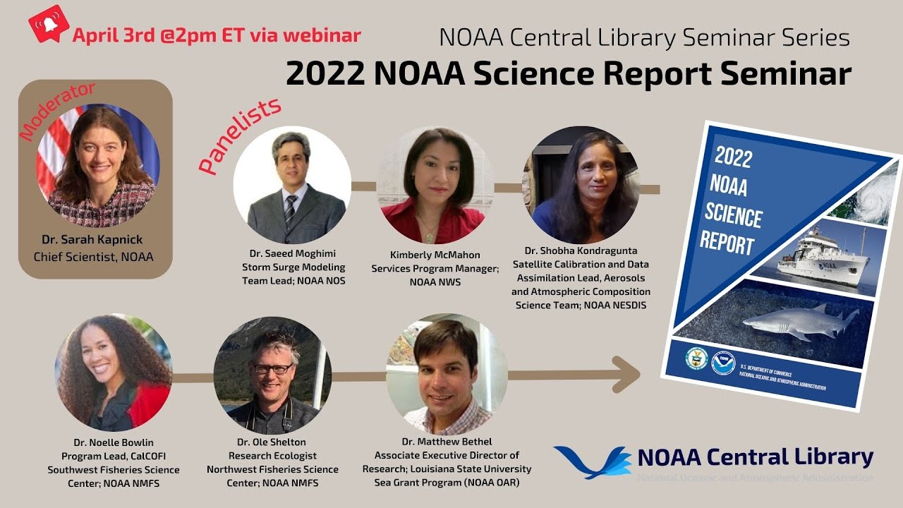 2022 NOAA Science Report Seminar