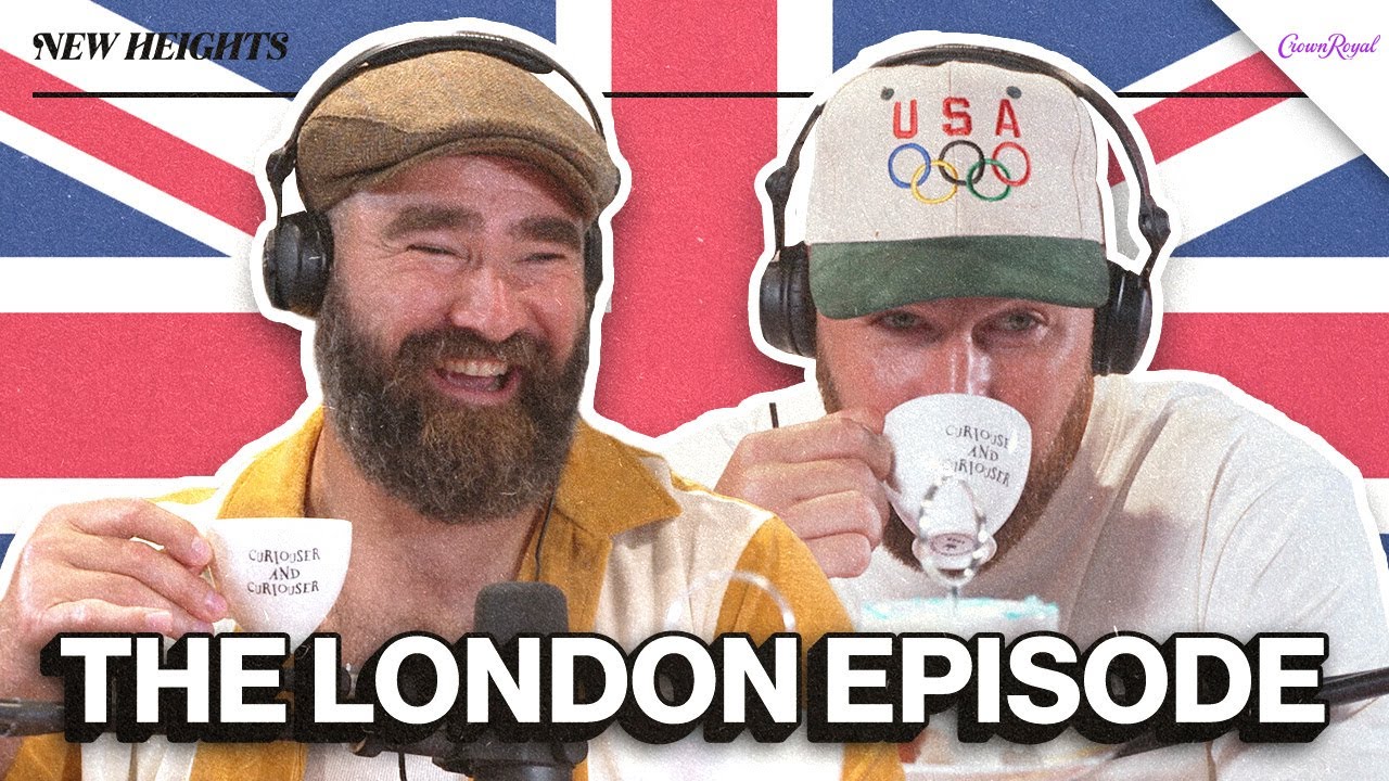 Jason Gets Heckled, Travis Golfs with The Great One and the Kelces London Era | Ep 96 - YouTube