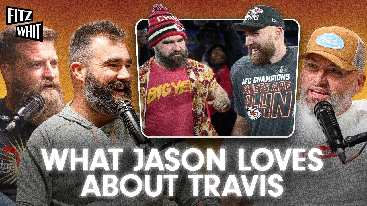 Jason Kelce Explains Why His Brother Travis is like Peter Pan - YouTube