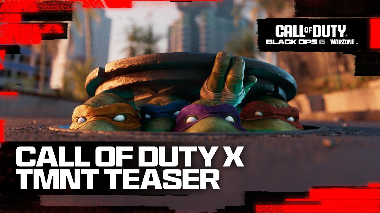 COD x Teenage Mutant Ninja Turtles Tease | Call of Duty: Warzone & Black Ops 6 - YouTube