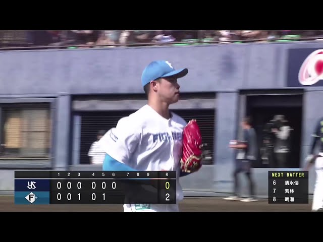 [Farm] No-hitter!! The Fighters 'Yi-Lei Sun 73 pitches in 6 innings, no hit, no runs!! May 5, 2025 Hokkaido Nippon-Ham Fighters vs Tokyo Yakult Swallows