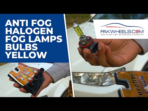 Anti Fog Halogen Car Fog Lamp Bulbs Yellow