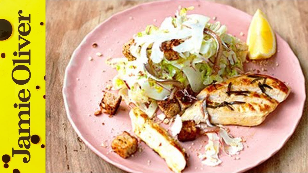 Healthy chicken caesar: Jamie Oliver