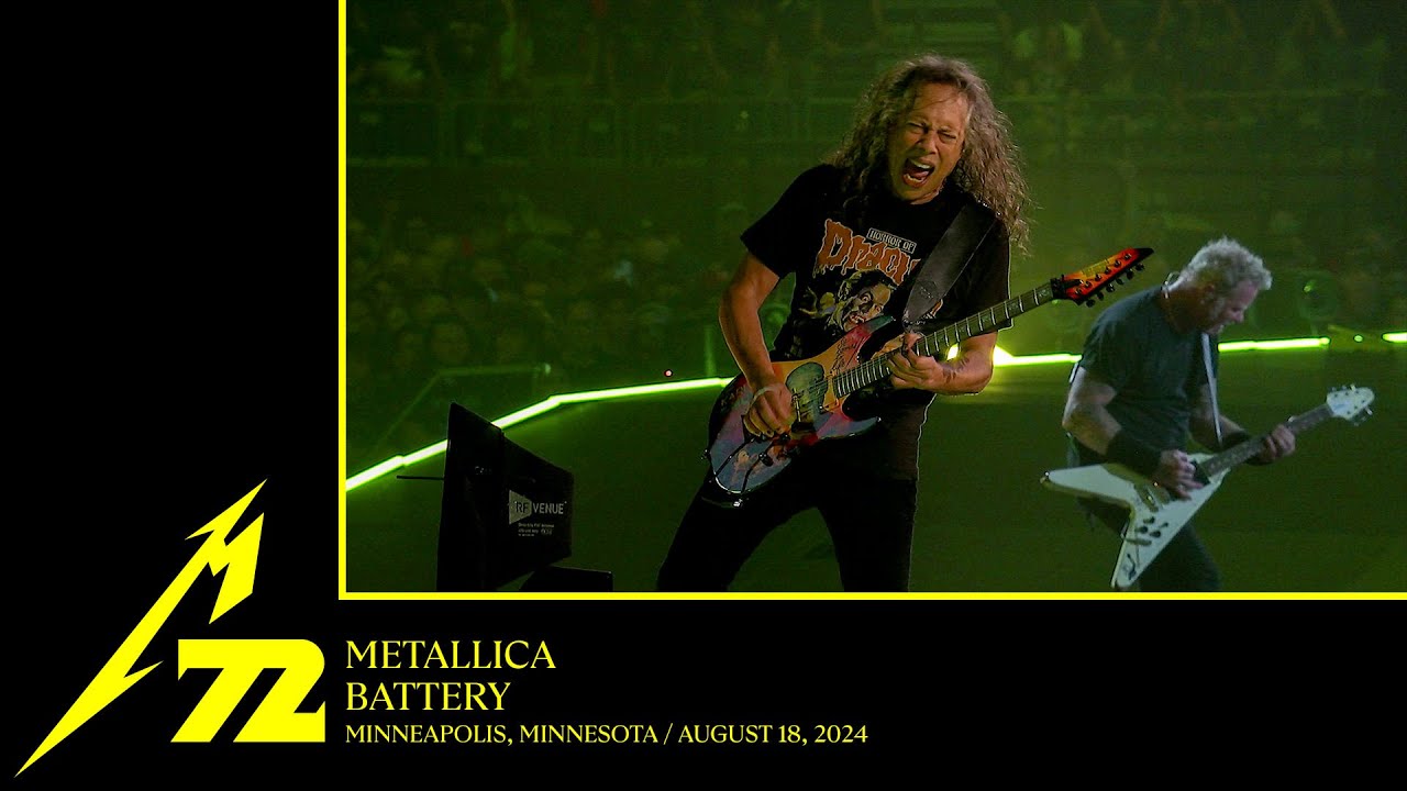 Metallica: Battery (Minneapolis, MN - August 18, 2024) - YouTube