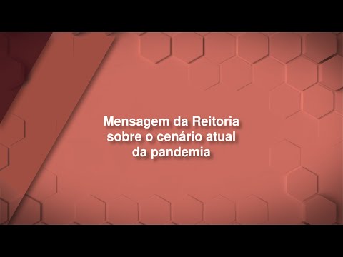 A Reitora da UFSCar, Ana Beatriz de Oliveira, informa sobre o cenário atual da pandemia e orientações à comunidade universitária. O vídeo possui legendas automáticas. Para ativá-las, clique no segundo ícone à direita da barra do player, ou utilize como atalho a letra "c".